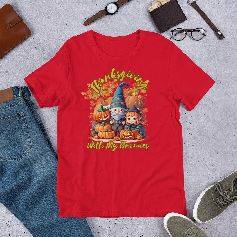 It's Thanksgiving With My Gnomes Better Together Turkey Day Shirt, Gift for Everyone, Thanksgiving Shirt - Panoptic Handmade