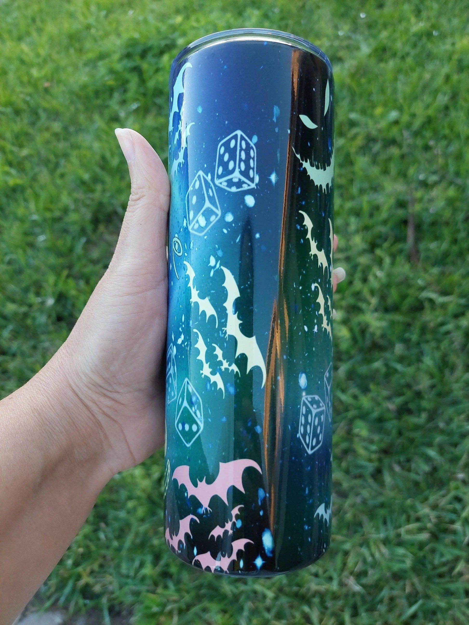 Lock, Shock and Barrel Oogie Boogie Sublimation Tumbler Artwork - Panoptic Handmade