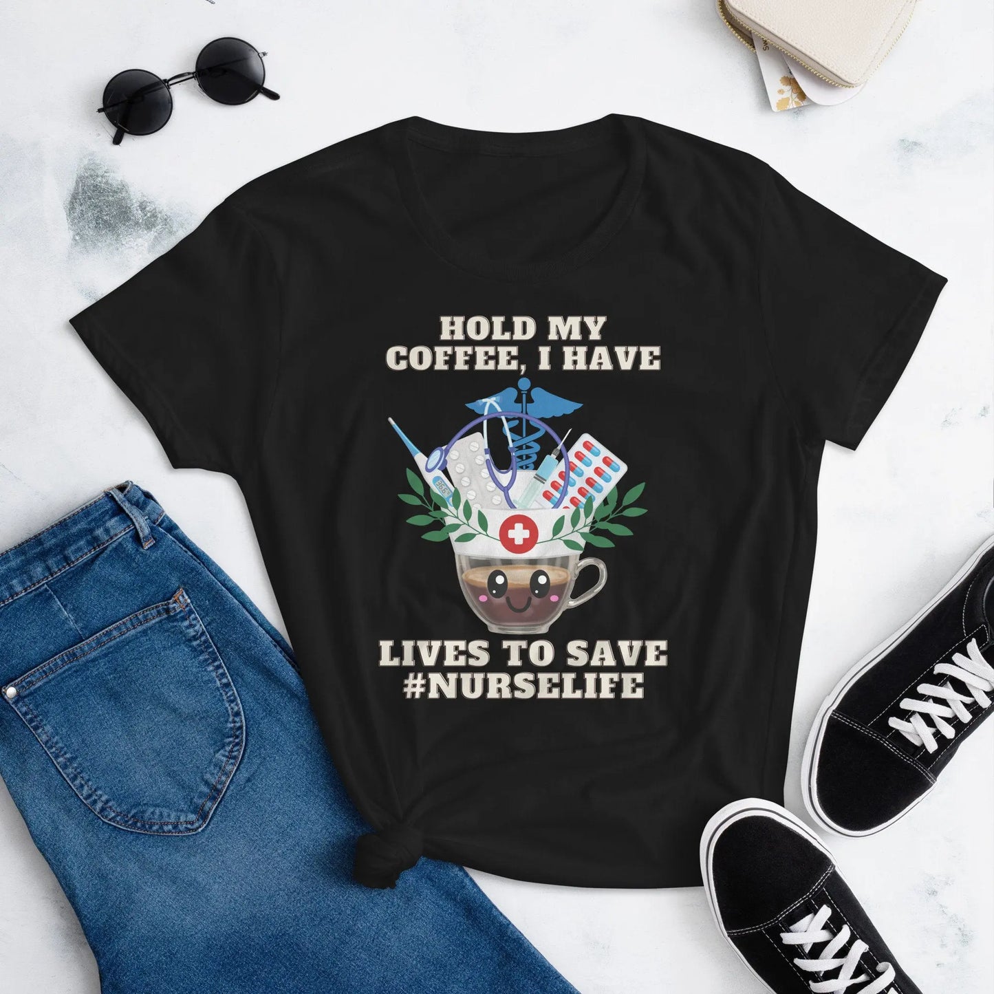 Nurse Life Coffee Mug Tee: Empowering Oncology, Neuro, and New Nurses with Style, Gift for Nurses