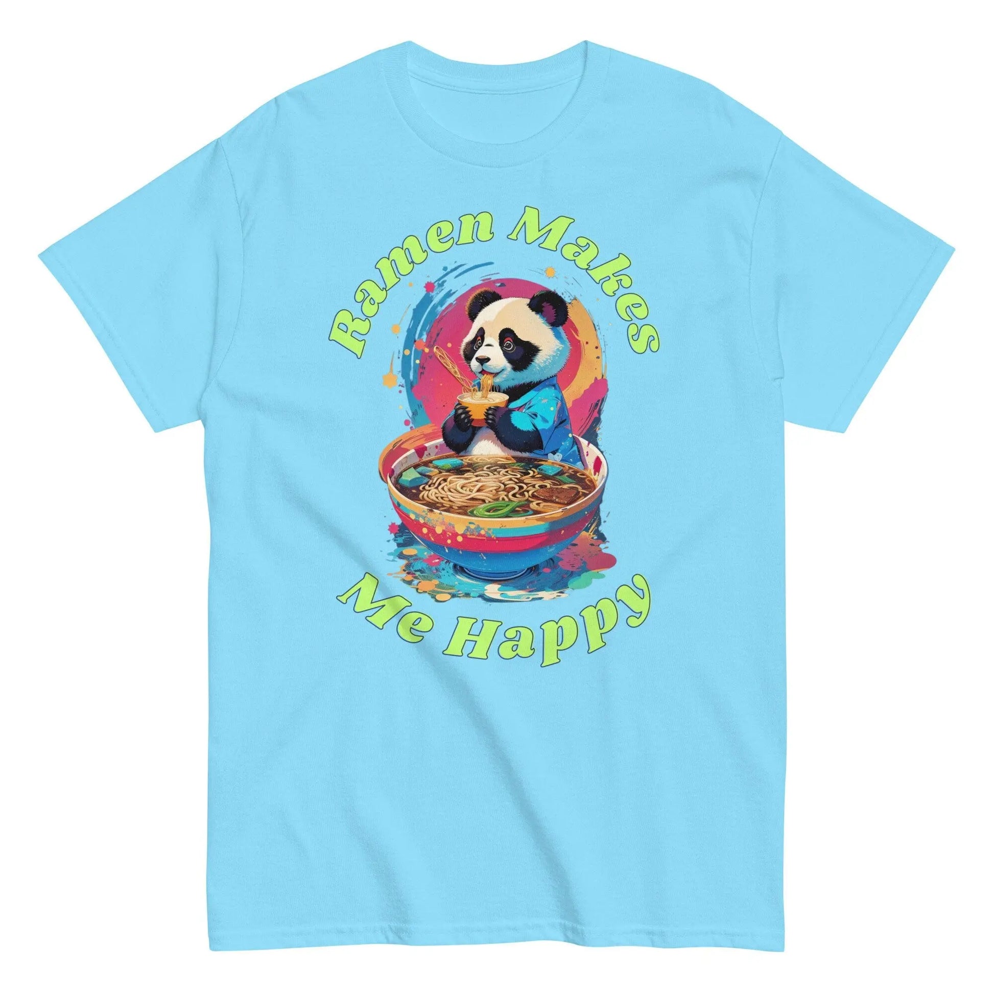 Ramen Delight: A Panda&#39;s Culinary Adventure on a T-Shirt
