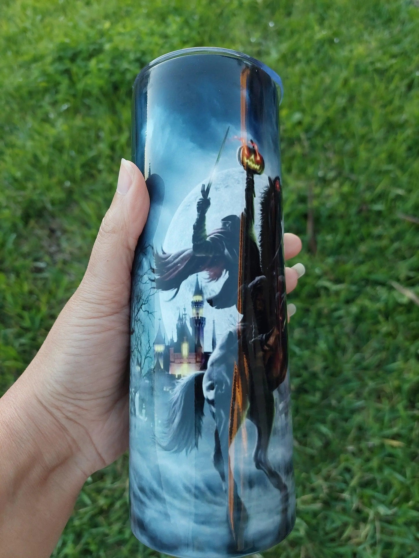 The Headless Horse, Halloween Theme, Sublimation Tumbler