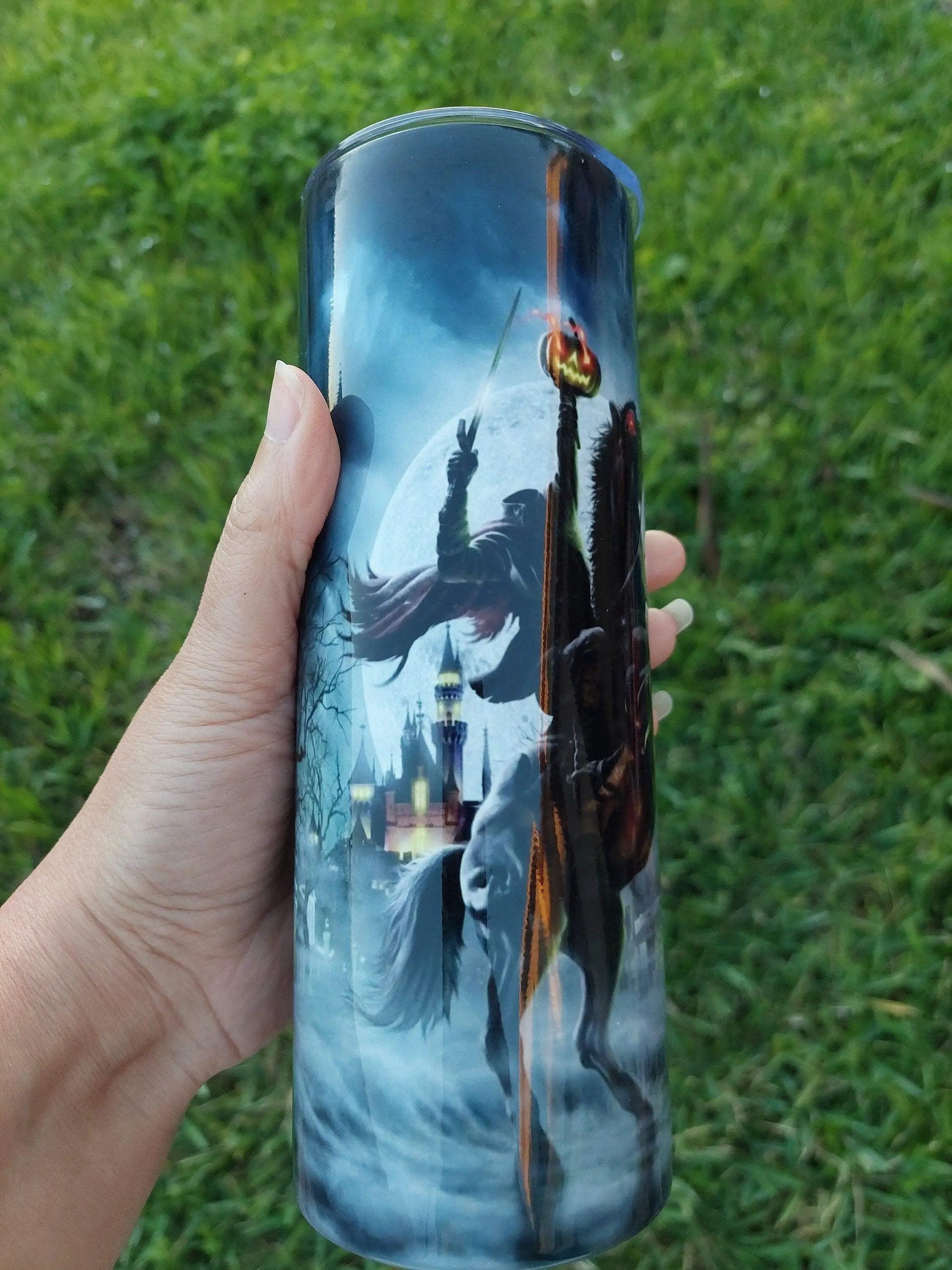 The Headless Horse, Halloween Theme, Sublimation Tumbler